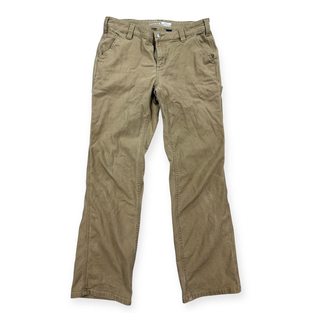 Carhartt Women's Khaki/Tan Work Trousers